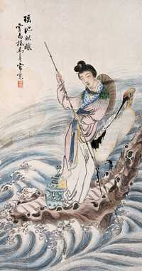 杨禹才 人物 立轴